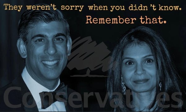 Rishi Sunak’s wife is NOT elected OR in a public role but she is a woman