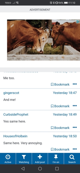 Huge ads not scrolling