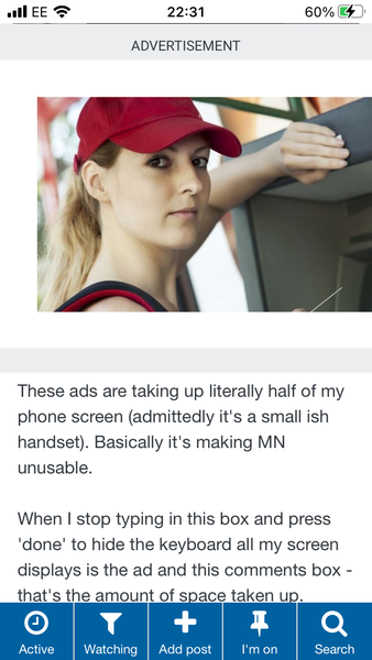 Huge adverts not advertising anything.