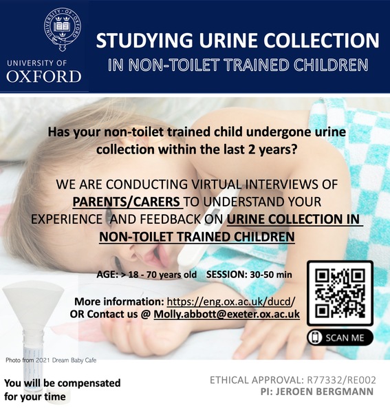 Understanding parent's experiences of urine collection from their children