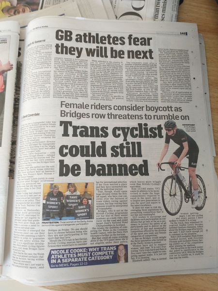 Breaking news - Emily won't compete