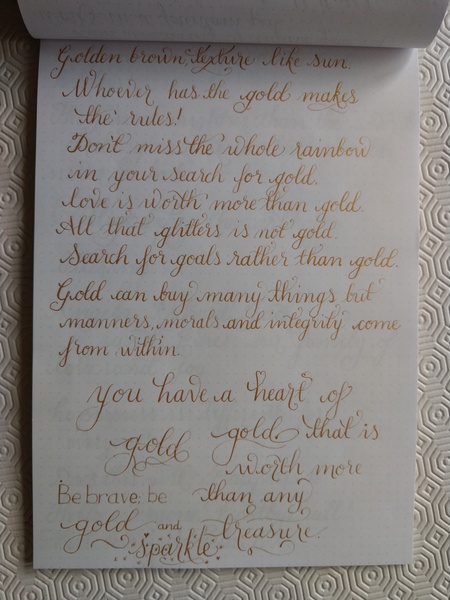 To ask if you handwrite anything any more?