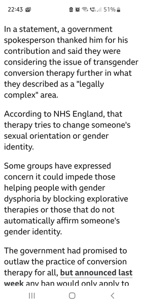 Government ban on conversion therapy dropped