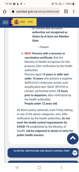 Covid rules travelling to Spain