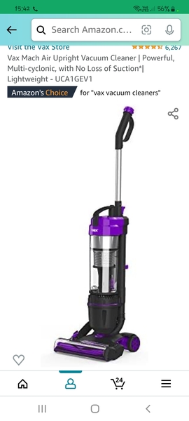 I need a bagless upright vacuum cleaner for around £100 please