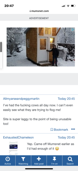 Huge ads not scrolling