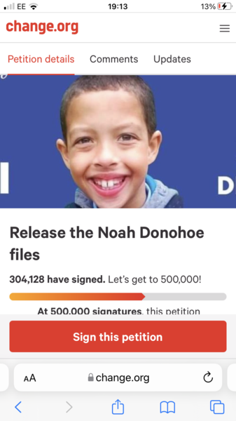 Thread vanished from Petitions and Watch List