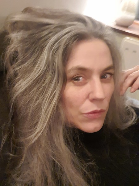 How much grey (hair) do you have?