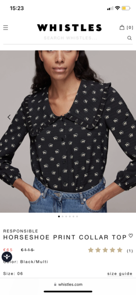 Black shirt/top