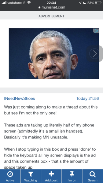 Huge adverts not advertising anything.