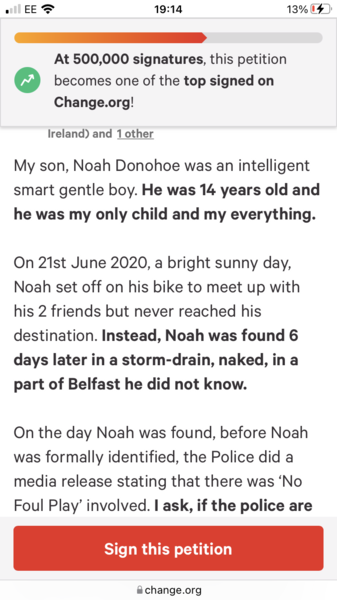 #JusticeForNoahDonohoe #BrandonLewisReleaseTheFiles