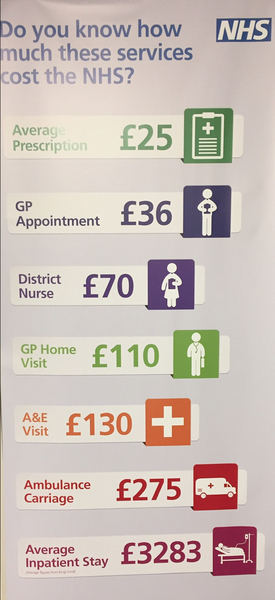 people who say the NHS is free?