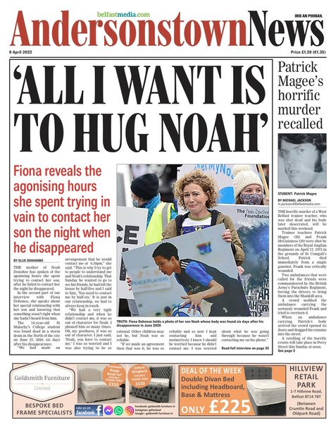 🍀 As it's St Patrick's Day today, can I ask you to spare 5 minutes for Noah Donahoe and his mummy? (TW)