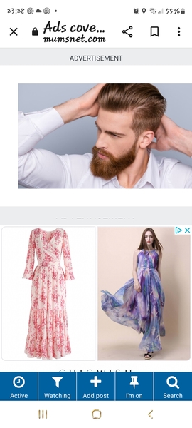 Ads covering half the page!