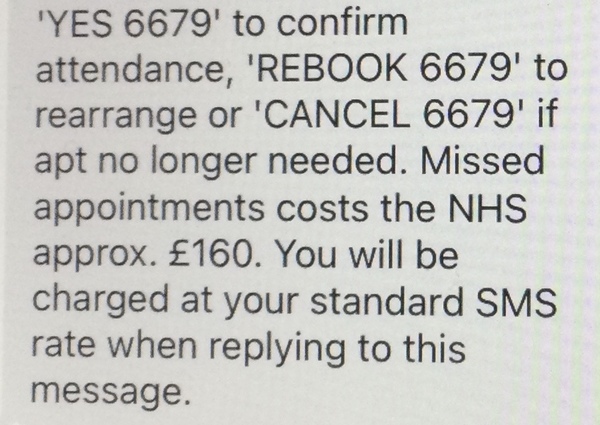 people who say the NHS is free?
