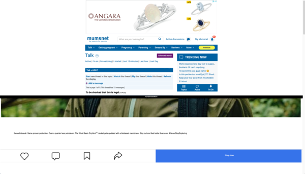 Annoying North Face ad