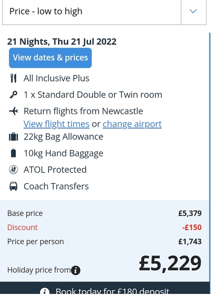 Holidaying abroad is not an option for most people - is it???