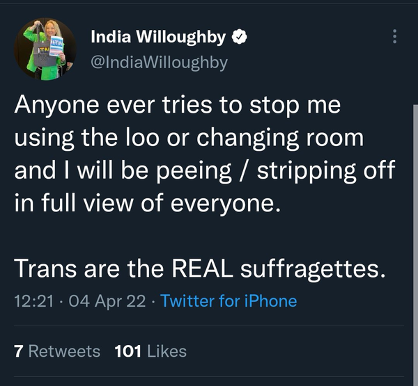 Will India Willoughby need to delete this post?
