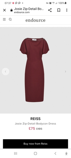 Hannah's red dress from episode 1 The Split
