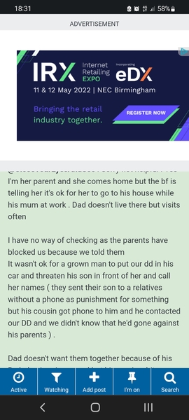 Huge ads not scrolling