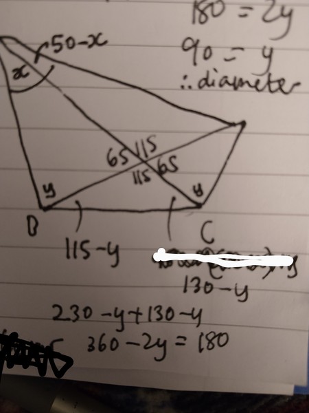 GCSE circle theorem help please