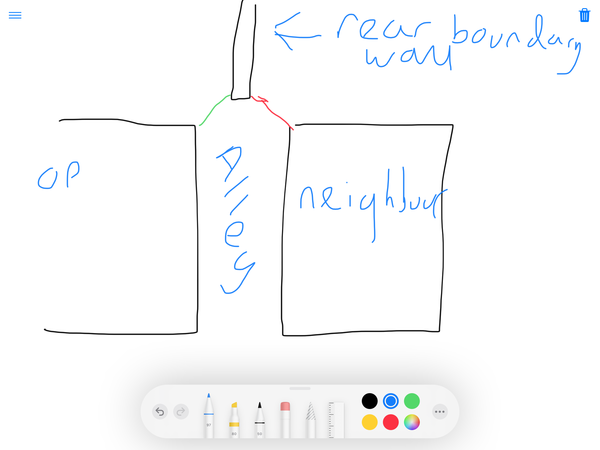 Need to fit a side-gate diagonally to house