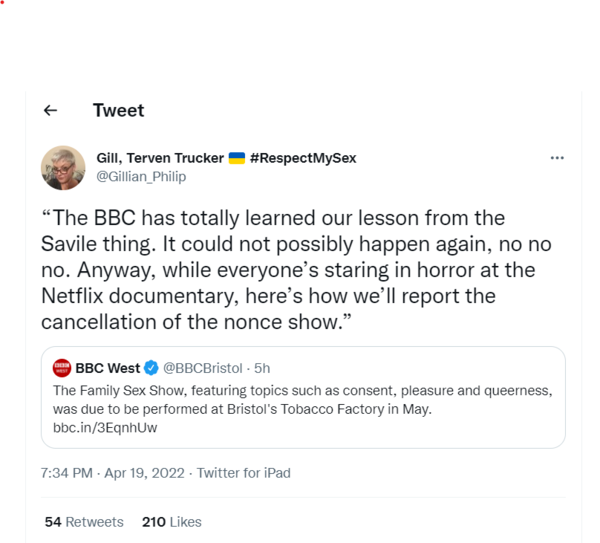 To update about The Family Sex Show