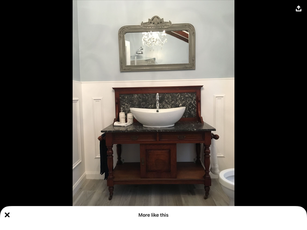 Mixing traditional with modern bathroom design (photos)