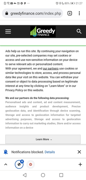 Huge ads not scrolling