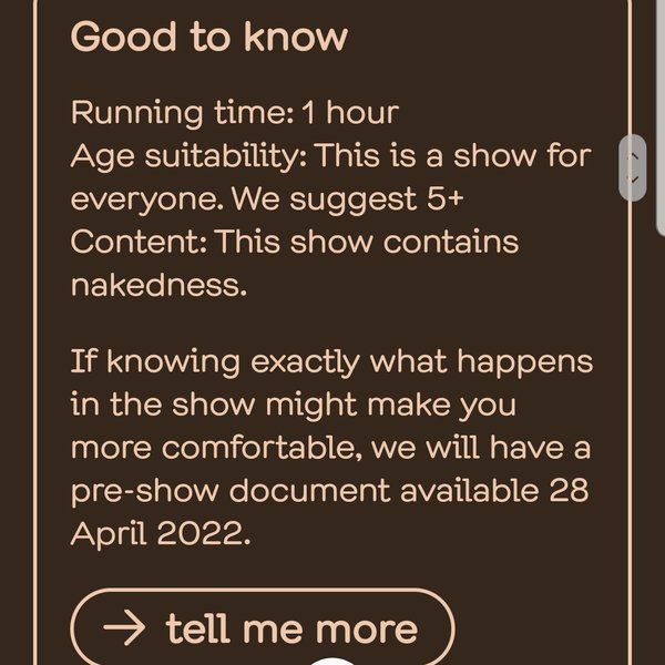 To update about The Family Sex Show