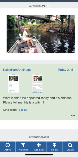 Huge adverts not advertising anything.