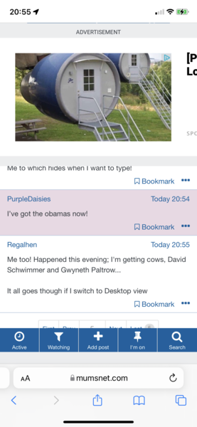 Huge ads not scrolling