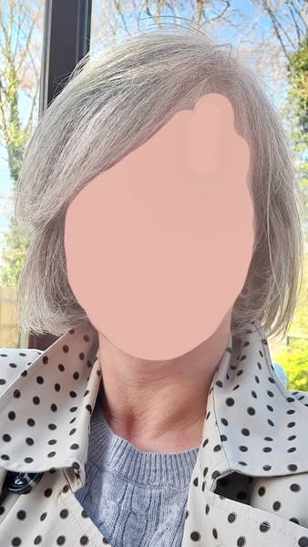 How much grey (hair) do you have?