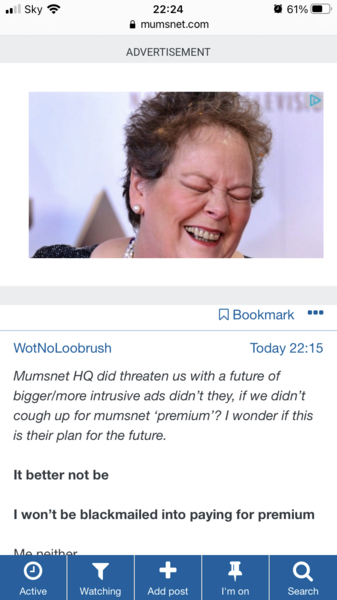 Huge ads not scrolling