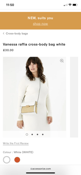 White shoes?  What bag?