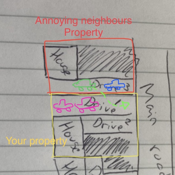Driveway annoyance