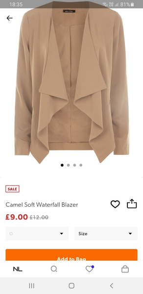 Blue blazer