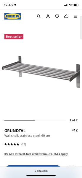 Help with putting up outdoor shelves!