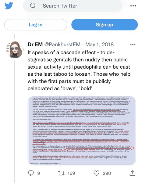 To update about The Family Sex Show