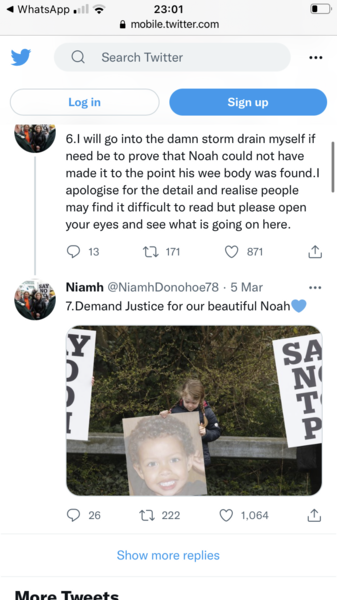 💙 THREAD 2: Will you spare five minutes to help the lovely Noah Donohoe get the justice he deserves and to support his mummy Fiona in getting the truth about what happened to her beloved son? 💙