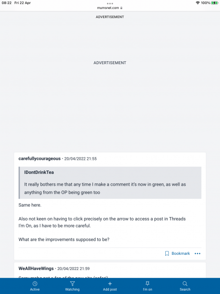 Was anyone on here a tester for this awful new site? 