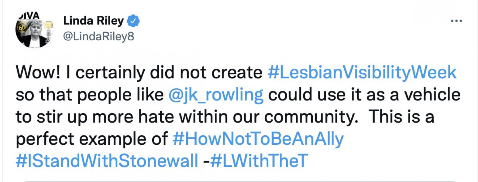 JKR has no fucks left to give. Although she would express it much better
