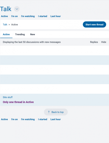 Only one thread in Active