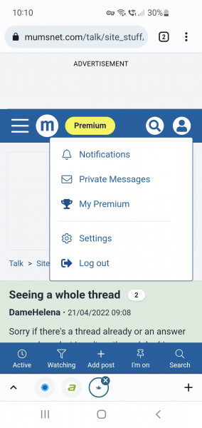 Seeing a whole thread