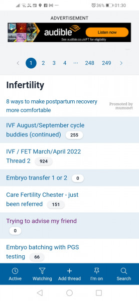 Please remove inappropriate promoted article from Infertility boards