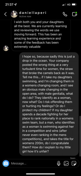 "It's an actual fact that not just women experience periods"