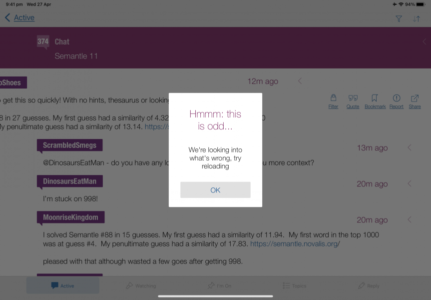 Getting really p'd off with bookmarks not working/working sporadically