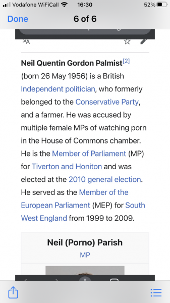 So who do we think the porn watching Tory was?