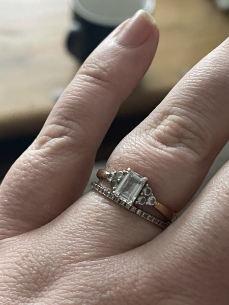 Emerald cut engagement ring?