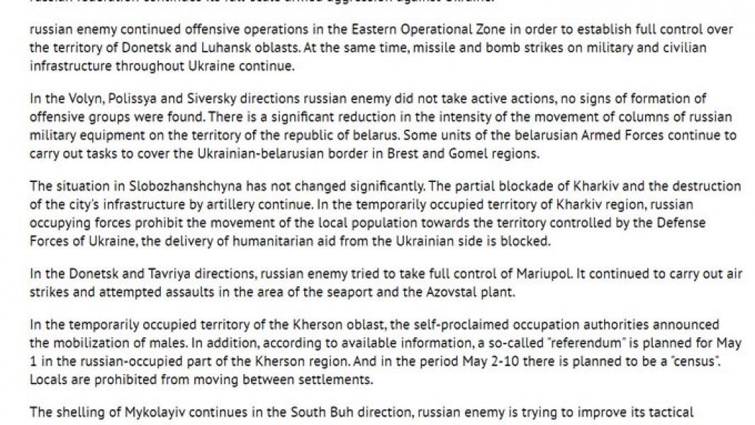 Ukraine Invasion: Part 21